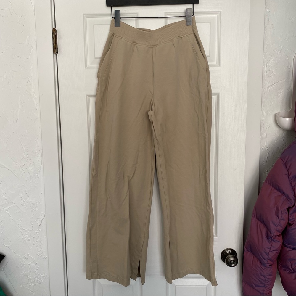 lululemon Tan Wide-Leg Pants